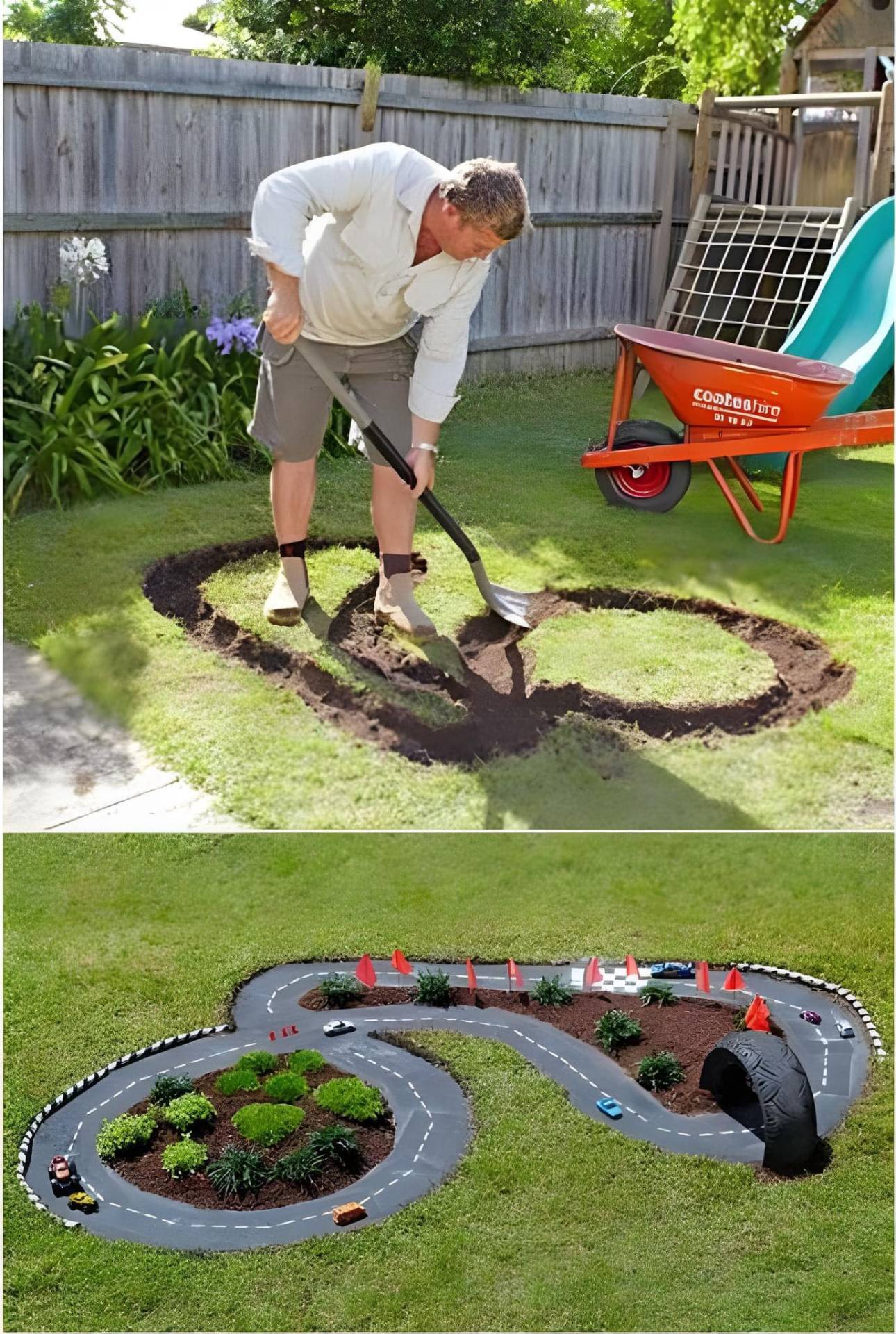 Garden feature transformation